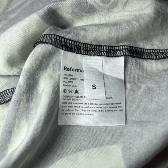 Reformation Kenmare Dress In Persephone Long Sleeve Mini Size Small - Picture 5 of 6